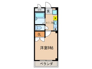 フリ－ダム星の宮の物件間取画像